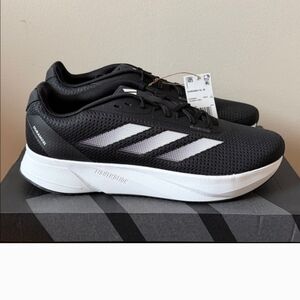 adidas Black and White Men's Athletic Running Shoes
